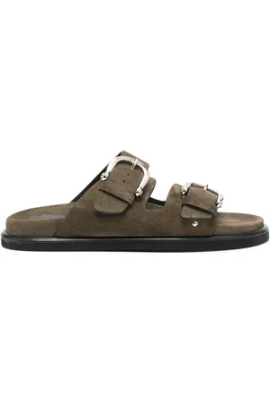 P.A.R.O.S.H. Flache Sandalen aus Wildleder
