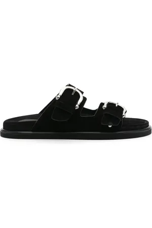 P.A.R.O.S.H. Flache Sandalen aus Wildleder