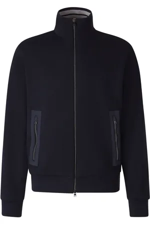 HERNO Piqué-Cardigan mit Reißverschluss