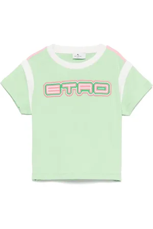 Etro T-Shirt mit Logo-Patch