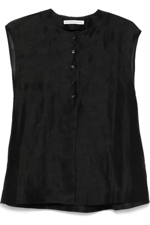 Mark Kenly Domino Tan Kokon-Bluse