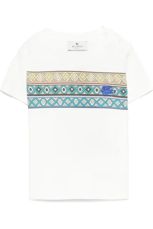 Etro T-Shirt mit geometrischem Print