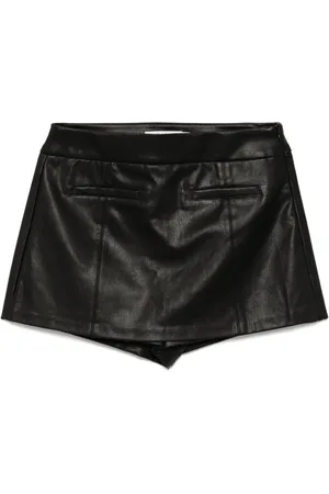 B+AB Shorts aus Faux-Leder