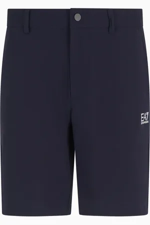 EA7 Bermudas mit Logo-Print