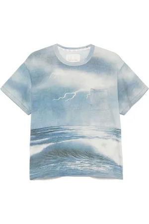 ERL T-Shirt mit Landschafts-Print