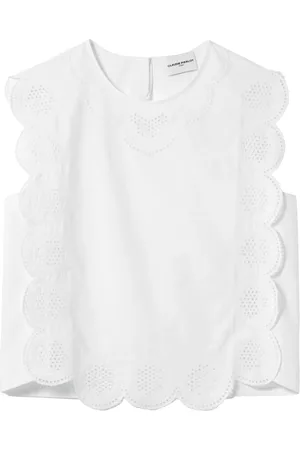 Claudie Pierlot Bluse mit Wellensaum