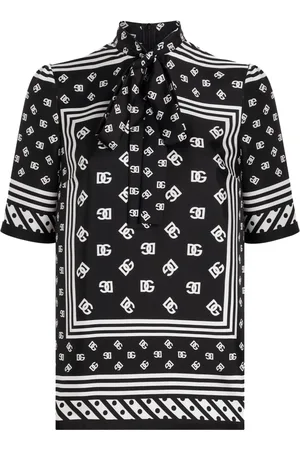 Dolce & Gabbana Bluse mit DG-Print