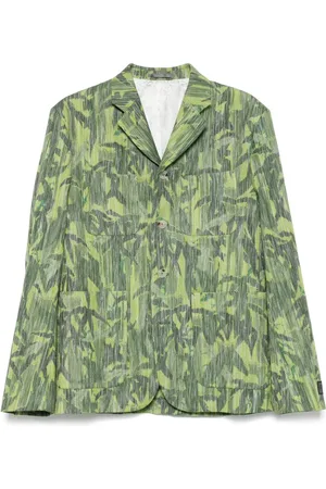 Kenzo Chiku-Rin Blazer mit Camouflage-Motiv