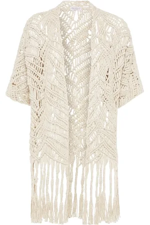 Brunello Cucinelli Opera Makramee-Cardigan