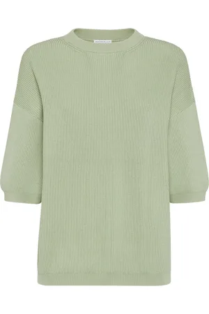 Brunello Cucinelli English Pullover aus Rippstrick