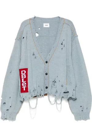 DOUBLET Cardigan aus recyceltem Denim