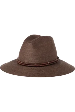 Brunello Cucinelli Piece Hut mit Schmucksteinen