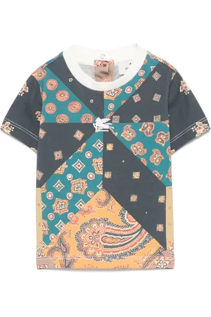Etro T-Shirt mit Paisley-Print