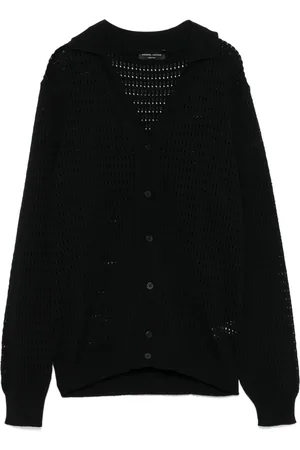 Roberto Collina Cardigan in Lochstrick