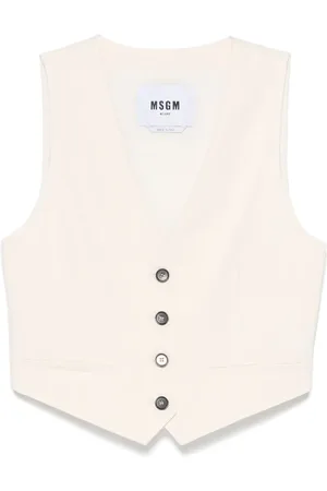 Msgm Weste mit Slub-Struktur