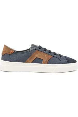 santoni Double Buckle Sneakers