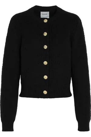 Barrie Cardigan mit Lochstrickerei