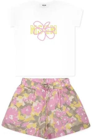 Msgm Short-Set mit Blumen-Print