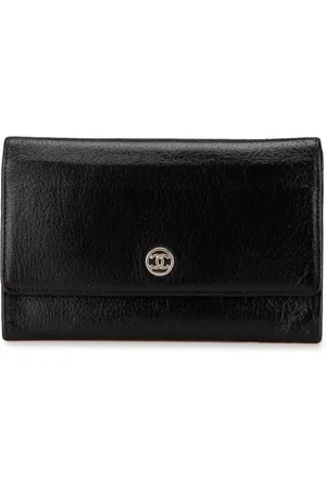 CHANEL 2006-2008 längliches CC Portemonnaie aus Kalbsleder