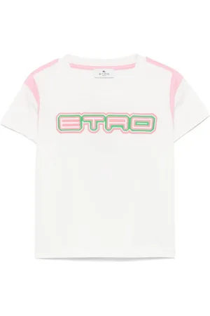 Etro T-Shirt mit Logo-Stickerei