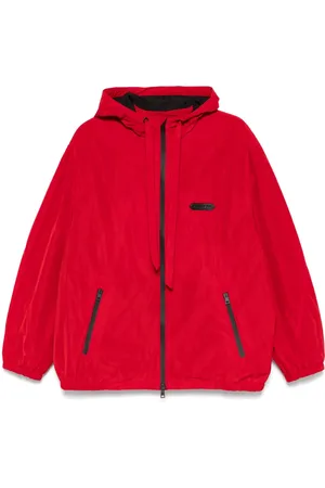 Lanvin Windbreaker mit Logo-Patch