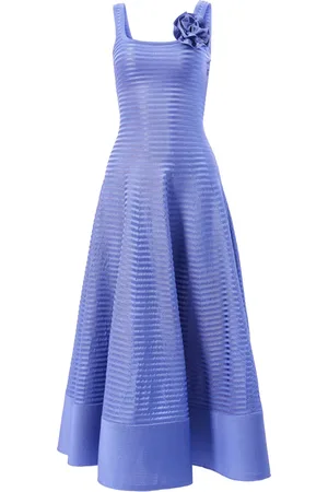 Carolina Herrera Gestricktes Kleid mit Rosette-Applikation