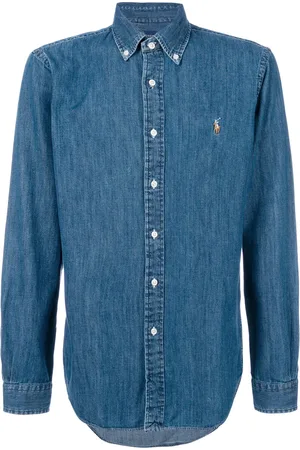 Ralph Lauren Jeanshemd mit Knopfleiste