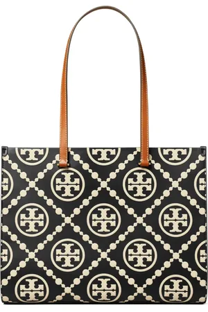 Tory Burch T Monogram Contrast Tote Bag