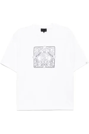 AGNÈS B. T-Shirt mit Stickerei