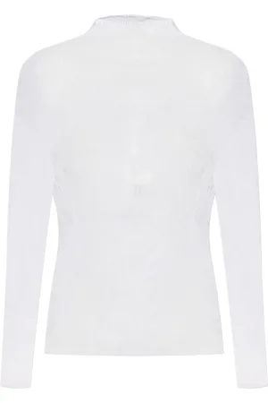 Issey Miyake Oberteil mit Knitteroptik