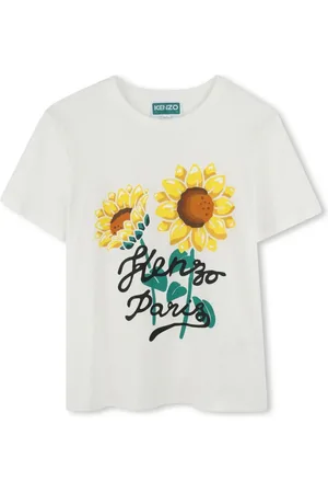 Kenzo T-Shirt mit Sonnenblumen-Print