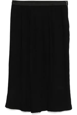 Dior 1970s Midirock aus Wolle