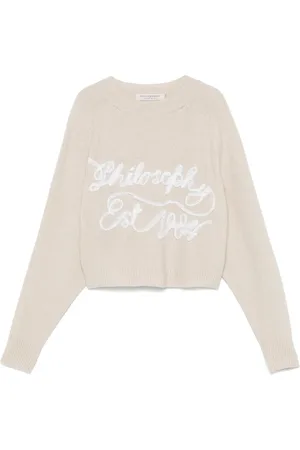 Serafini Pullover mit Logo-Verzierung