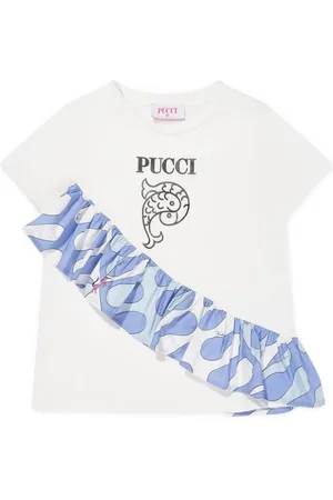 PUCCI Junior T-Shirt mit Logo