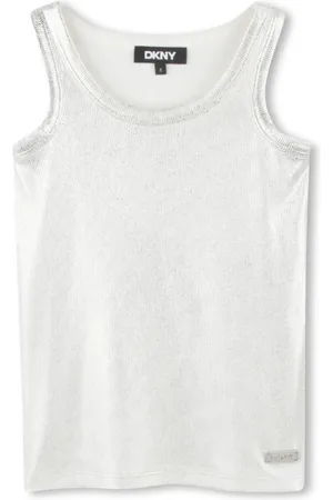 DKNY Tanktop mit Logo-Schild