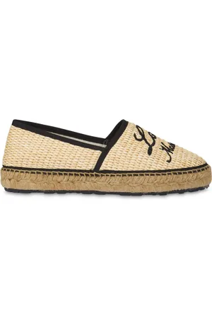 Moschino Espadrilles mit Logo-Stickerei