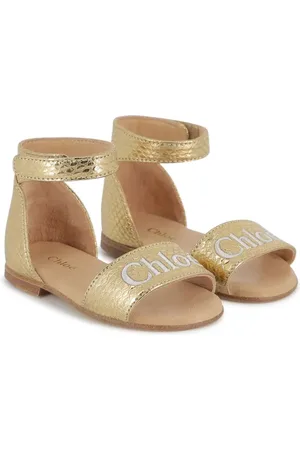 Chloé Metallic-Sandalen