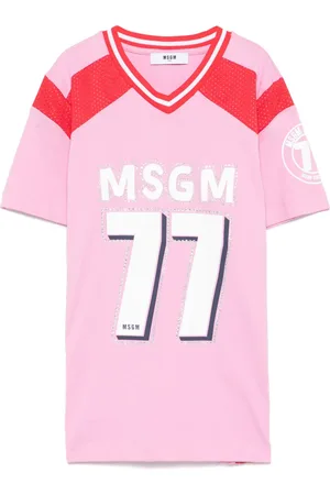 Msgm T-Shirt mit Kristallen