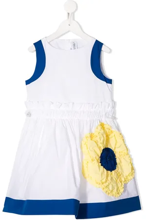 Simonetta Kleid mit Blumen-Patch