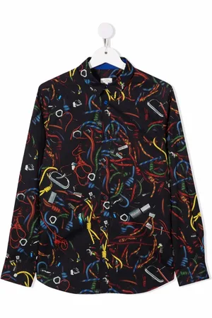 Paul Smith TEEN Hemd mit grafischem Print