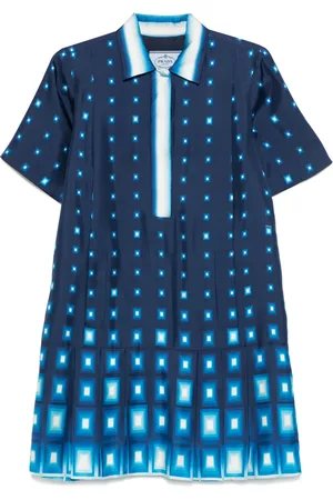 Prada 2000s Midikleid mit Print