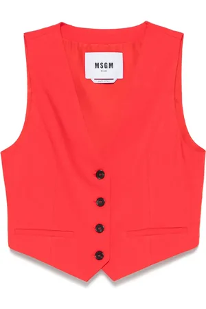 Msgm Weste mit Slub-Struktur