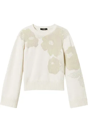 Twin-Set Pullover aus Rosen-Jacquard