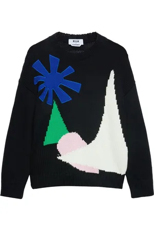 Msgm Pullover mit Intarsienmuster