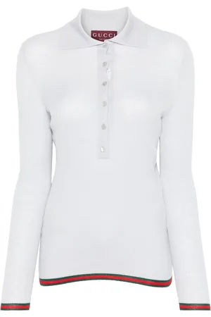 Gucci Poloshirt mit Webstreifen
