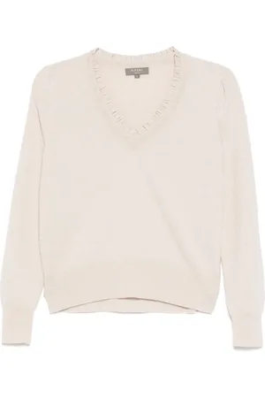 N.PEAL Pullover mit V-Ausschnitt