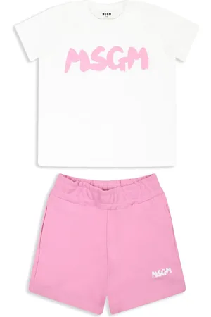 Msgm Shorts mit Logo-Print