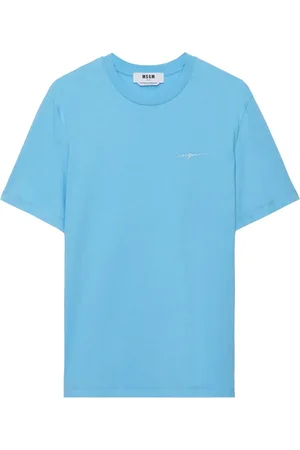 Msgm T-Shirt mit Logo-Stickerei
