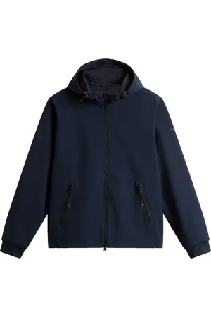Woolrich Kapuzenjacke mit Logo-Prägung
