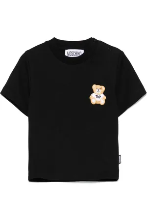 Moschino T-Shirt mit Teddy-Patch
